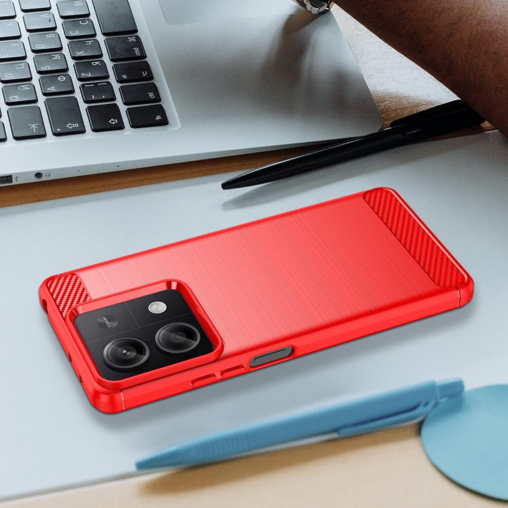 Xiaomi Redmi Note 13 5G - Metal Carbon Look Case