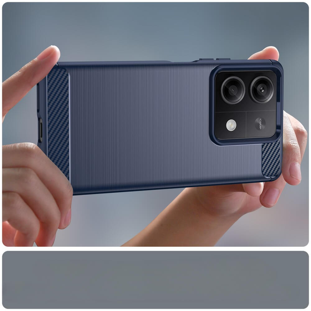Xiaomi Redmi Note 13 5G - Metal Carbon Look Case