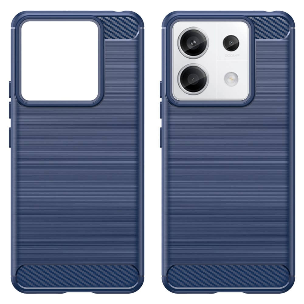 Xiaomi Redmi Note 13 Pro - Metal Carbon Look Case