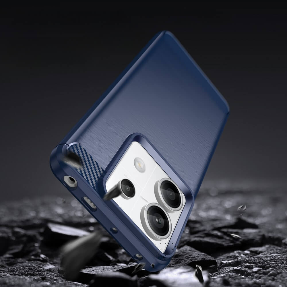 Xiaomi Redmi Note 13 Pro - Metal Carbon Look Case