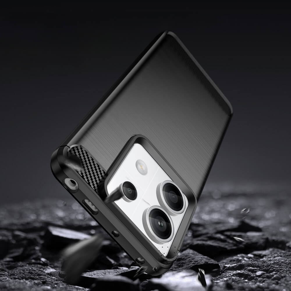 Xiaomi Redmi Note 13 Pro - Metal Carbon Look Case