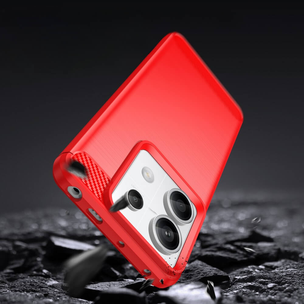 Xiaomi Redmi Note 13 Pro - Metal Carbon Look Case