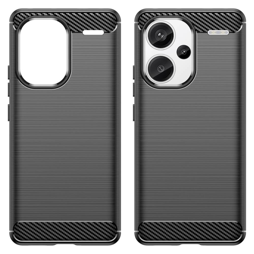 Xiaomi Redmi Note 13 Pro+ - Metal Carbon Look Case