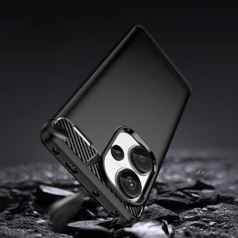 Xiaomi Redmi Note 13 Pro+ - Metal Carbon Look Case