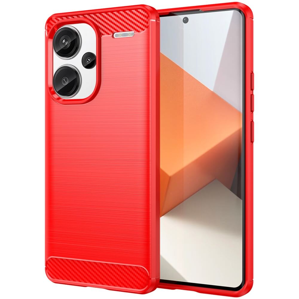 Xiaomi Redmi Note 13 Pro+ - Metal Carbon Look Case