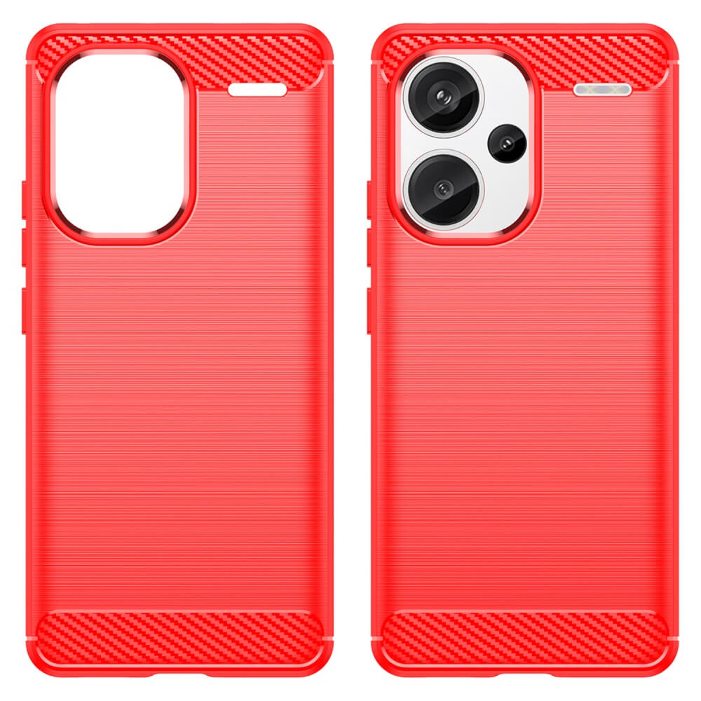Xiaomi Redmi Note 13 Pro+ - Metal Carbon Look Case