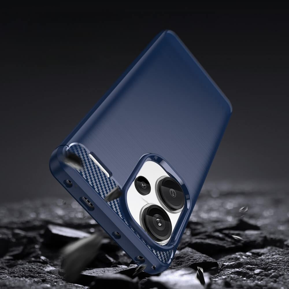 Xiaomi Redmi Note 13 Pro+ - Metal Carbon Look Case