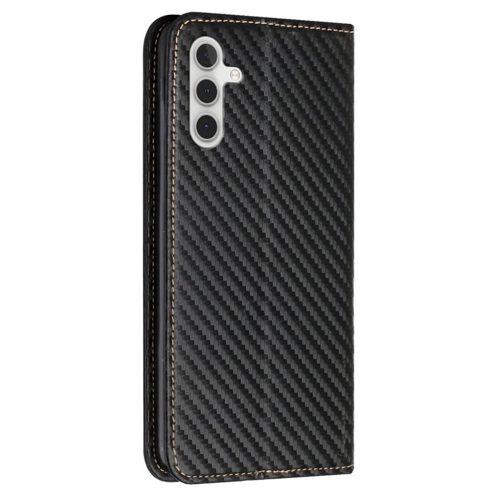 Galaxy A55 - Carbon Look Flip Case Cover
