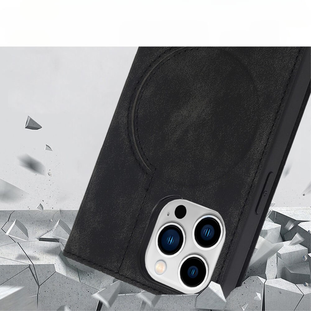 iPhone 15 Pro - Étui à rabat Magsafe avec RFID