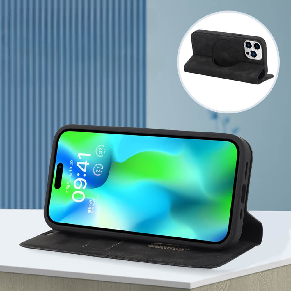 iPhone 15 Pro - Étui à rabat Magsafe avec RFID