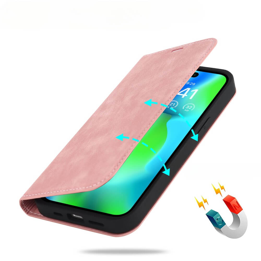 iPhone 15 Pro - Étui à rabat Magsafe avec RFID