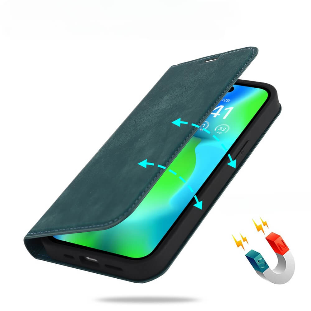 iPhone 15 Pro - Étui à rabat Magsafe avec RFID