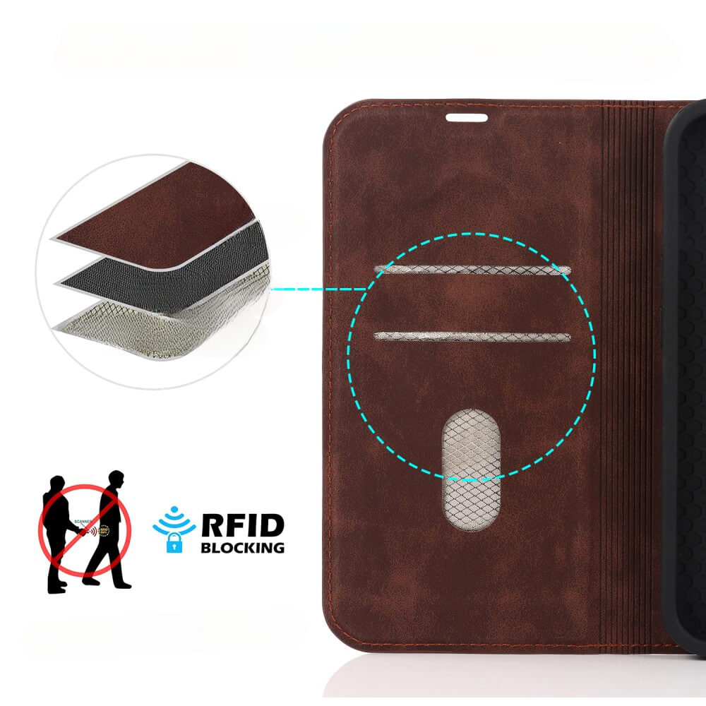 iPhone 15 Plus - Magsafe Flip Case RFID