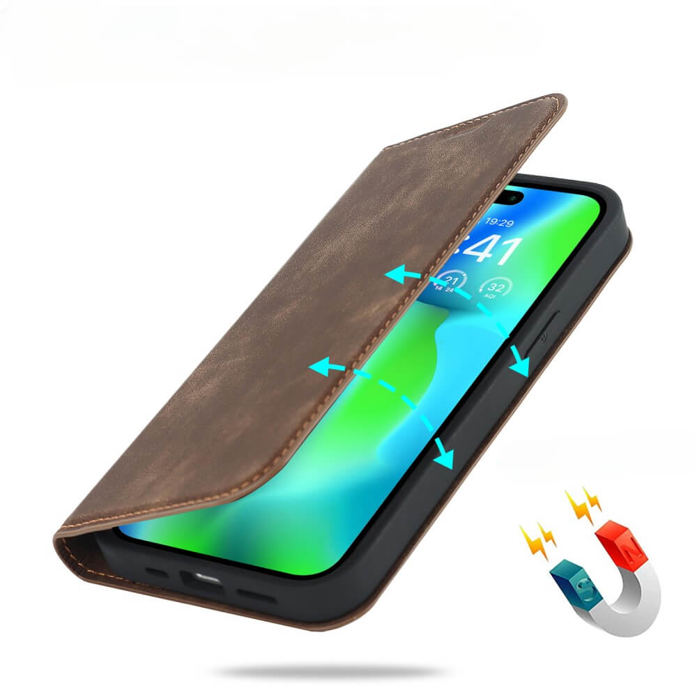 iPhone 15 Pro Max - Étui à rabat Magsafe RFID
