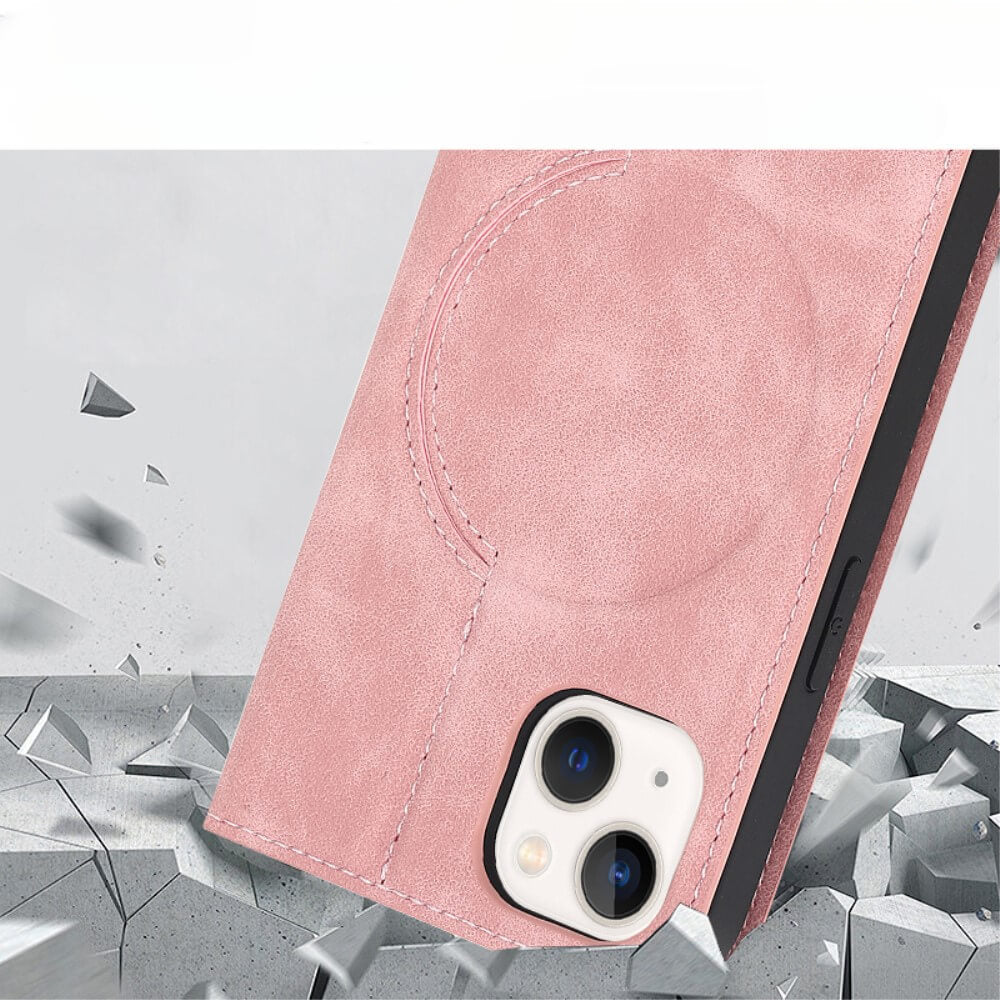 iPhone 15 - Étui à rabat Magsafe RFID