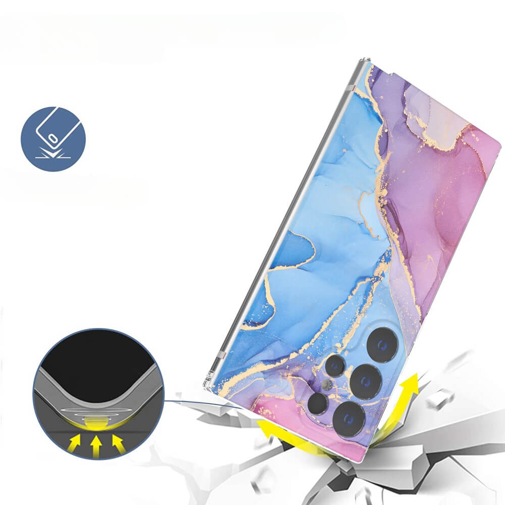 Galaxy S24 Ultra - Cover Handyhülle IMD Marble