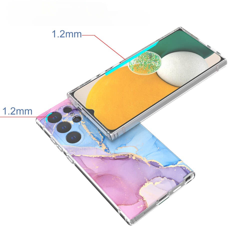 Galaxy S24 Ultra - Cover Handyhülle IMD Marble