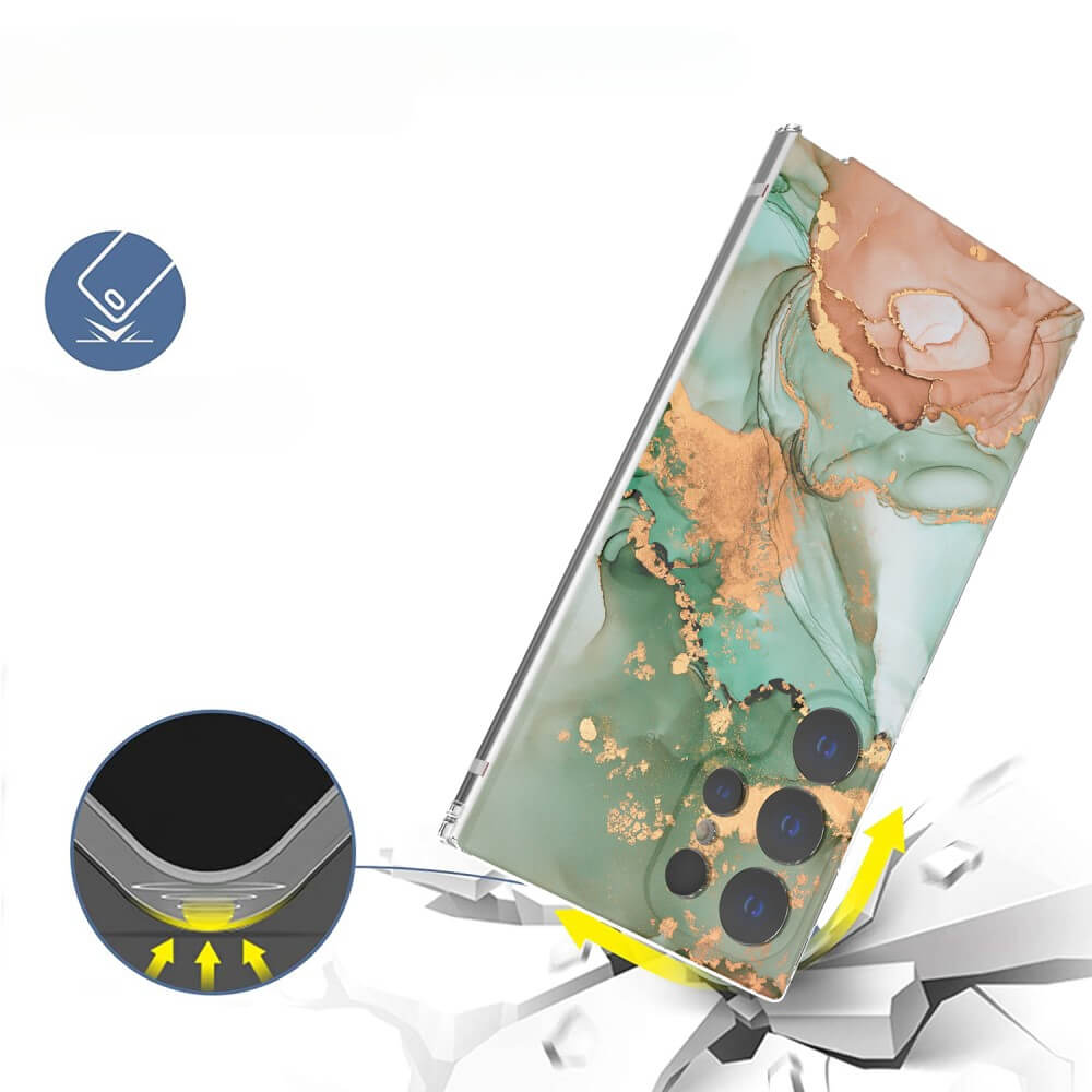 Galaxy S24 Ultra - Cover Handyhülle IMD Marble