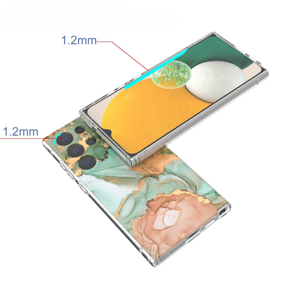 Galaxy S24 Ultra - Cover Handyhülle IMD Marble