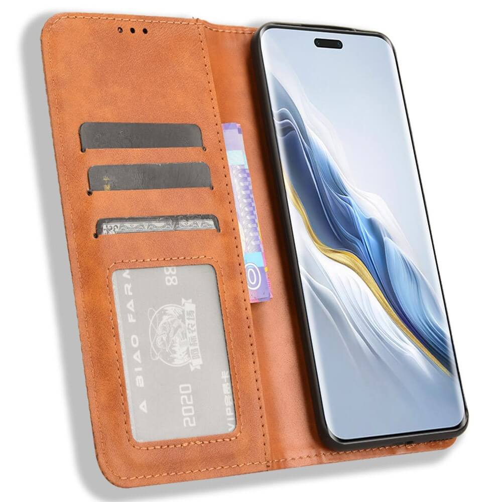 Honor Magic6 Pro - Custodia Vintage Flip Case