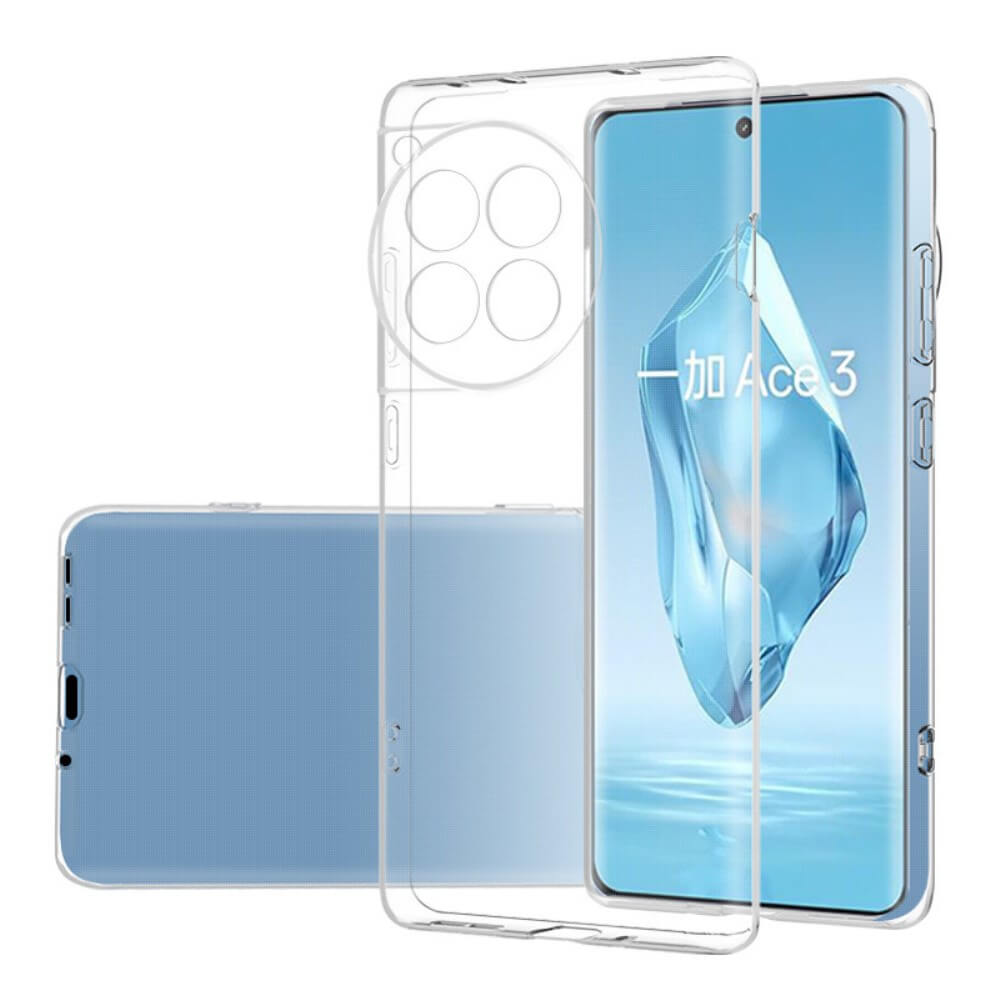 OnePlus 12R - Silikon Gummi Case transparent