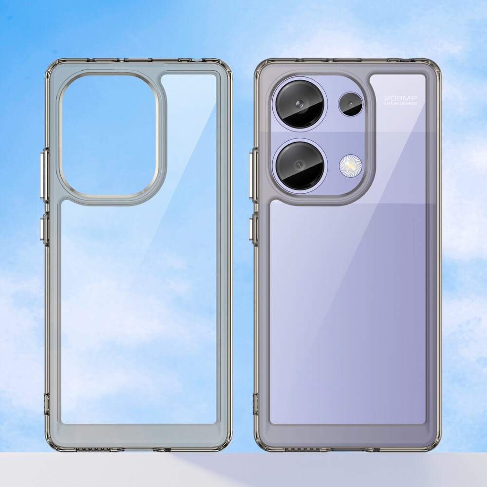 Poco M6 Pro / Redmi Note 13 4G - Protective Acrylic Phone Case with Raised Edge