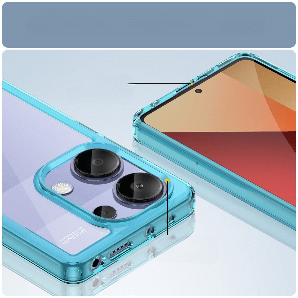 Poco M6 Pro / Redmi Note 13 4G - Protective Acrylic Phone Case with Raised Edge