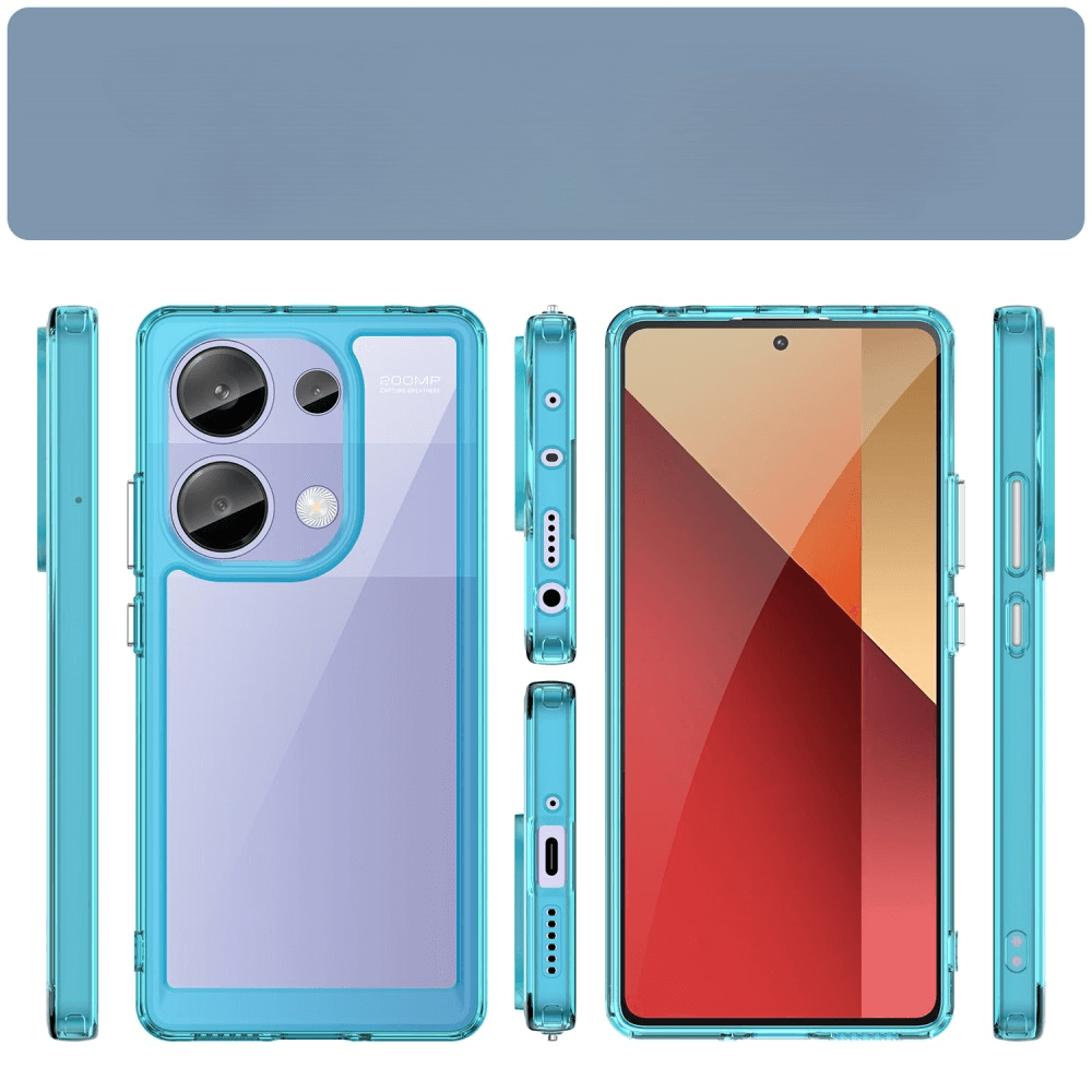 Poco M6 Pro / Redmi Note 13 4G - Protective Acrylic Phone Case with Raised Edge