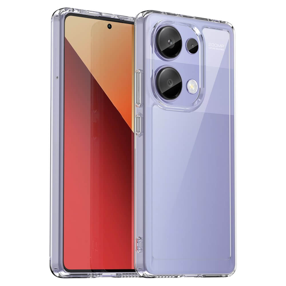 Poco M6 Pro / Redmi Note 13 4G - Protective Acrylic Phone Case with Raised Edge