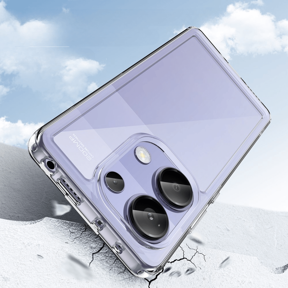 Poco M6 Pro / Redmi Note 13 4G - Protective Acrylic Phone Case with Raised Edge