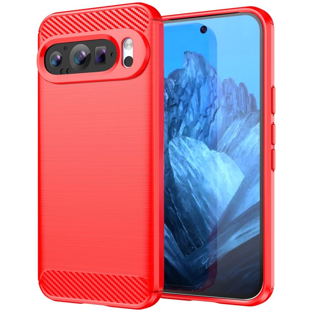 Google Pixel 9 / 9 Pro - Coque look métal carbone