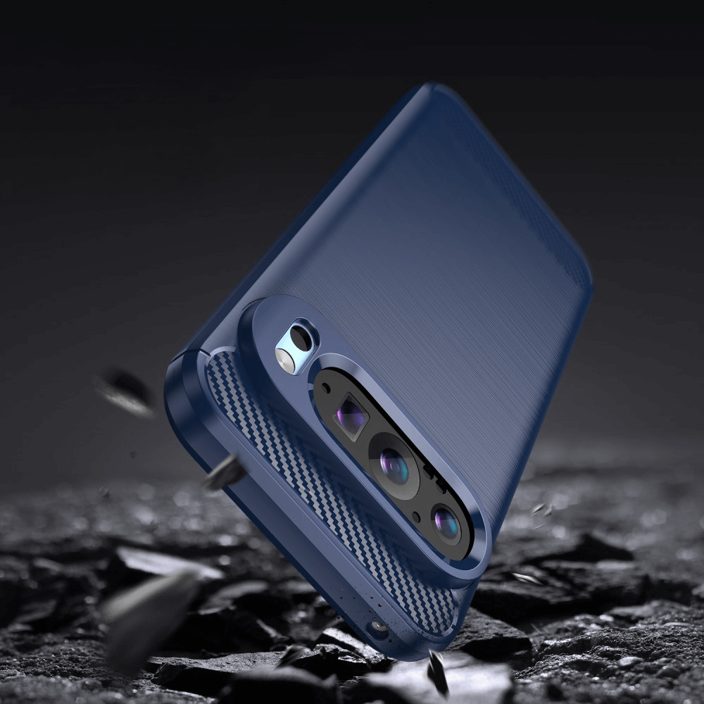 Google Pixel 9 / 9 Pro - Coque look métal carbone