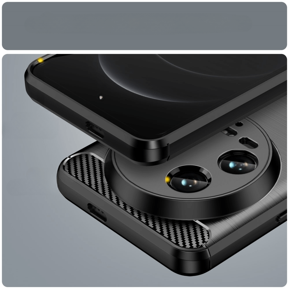Xiaomi 14 Ultra - Metall Carbon Look Hülle