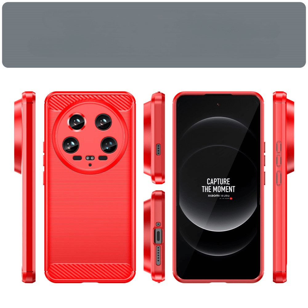 Xiaomi 14 Ultra - Metall Carbon Look Hülle