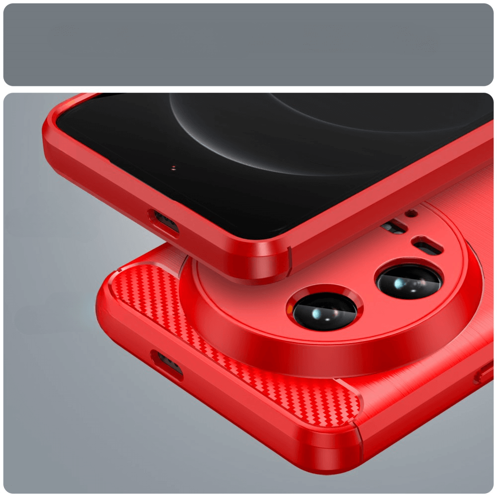Xiaomi 14 Ultra - Metall Carbon Look Hülle