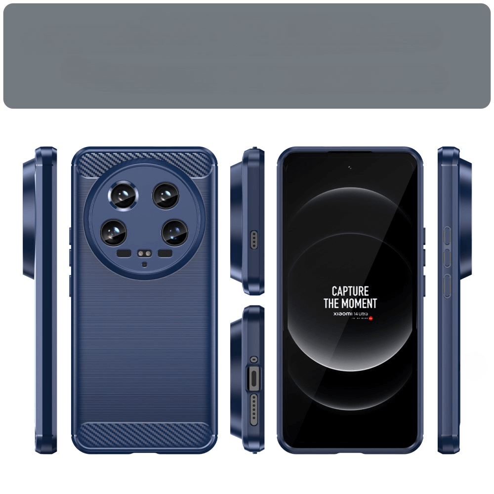 Xiaomi 14 Ultra - Metall Carbon Look Hülle