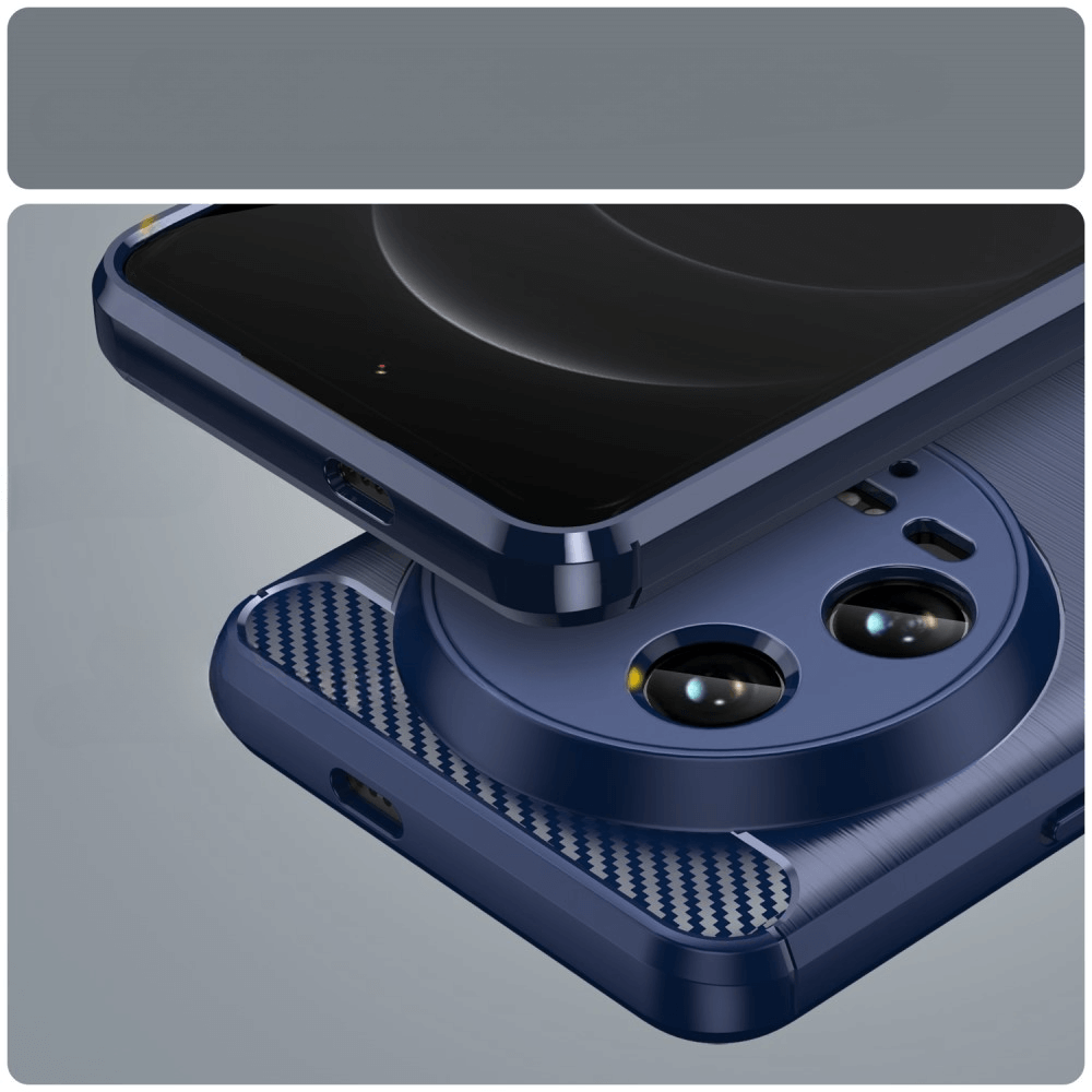 Xiaomi 14 Ultra - Metall Carbon Look Hülle
