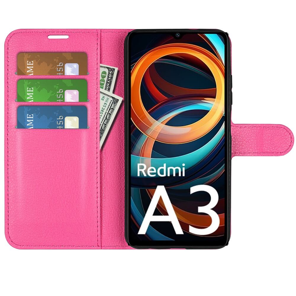 Xiaomi Redmi A3 - Custodia in ecopelle