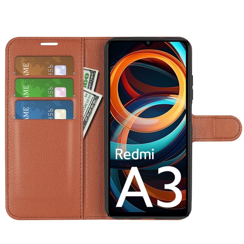 Xiaomi Redmi A3 - Custodia in ecopelle