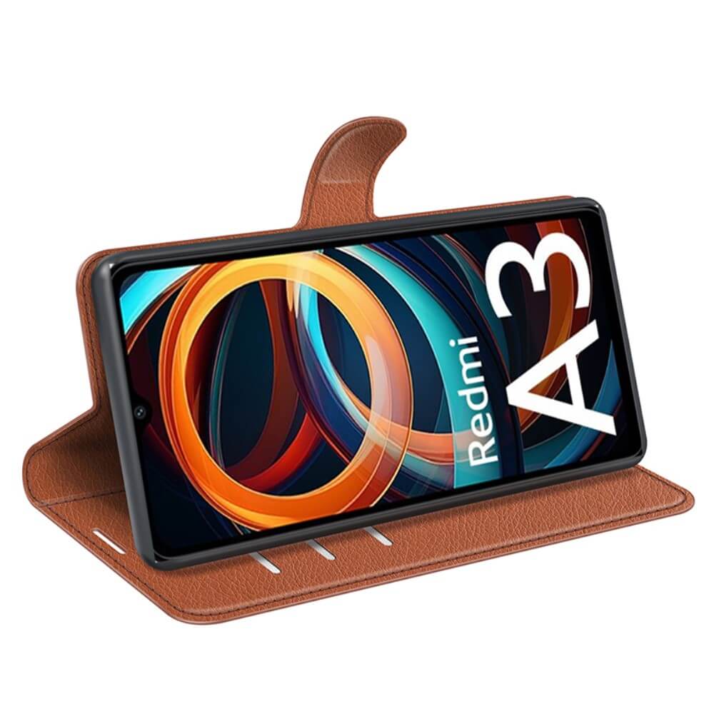 Xiaomi Redmi A3 - Custodia in ecopelle