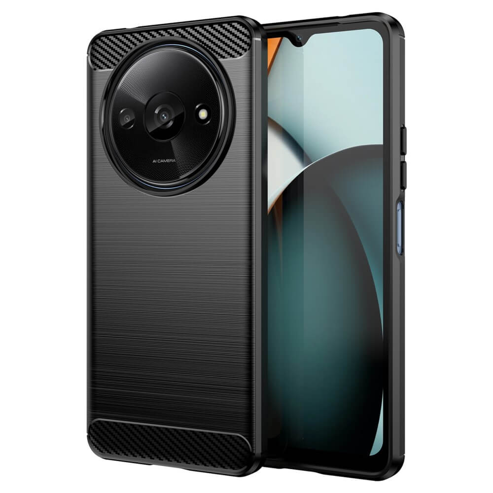 Xiaomi Redmi A3  - Cover in look metallo carbonio