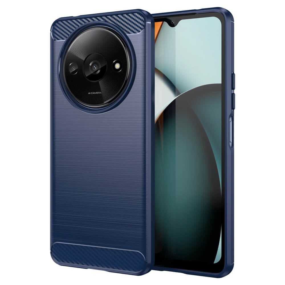 Xiaomi Redmi A3  - Cover in look metallo carbonio