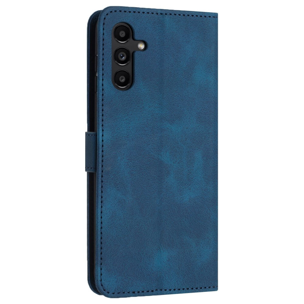 Galaxy S25+ / S24+ Plus - Custodia in pelle scamosciata dal design vintage