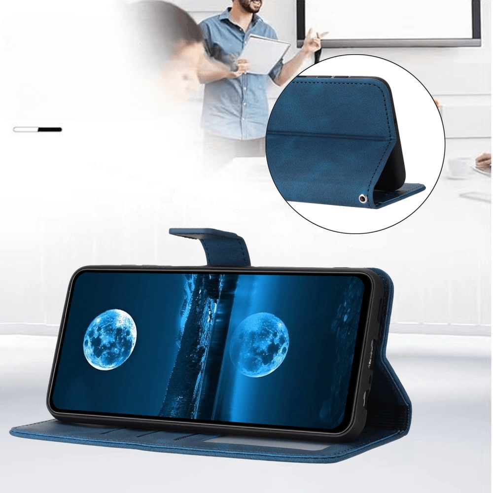 Galaxy A15 - Custodia in pelle scamosciata dal design vintage