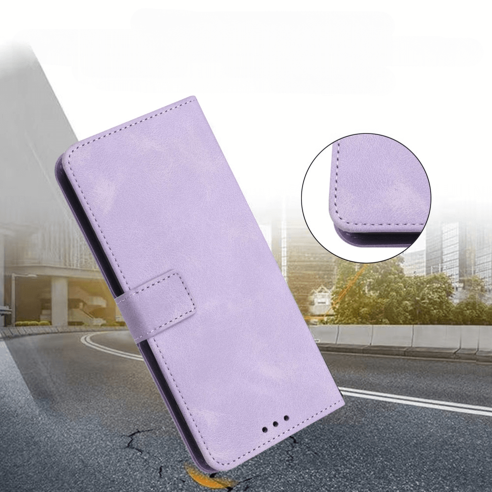 Galaxy A15 - Custodia in pelle scamosciata dal design vintage