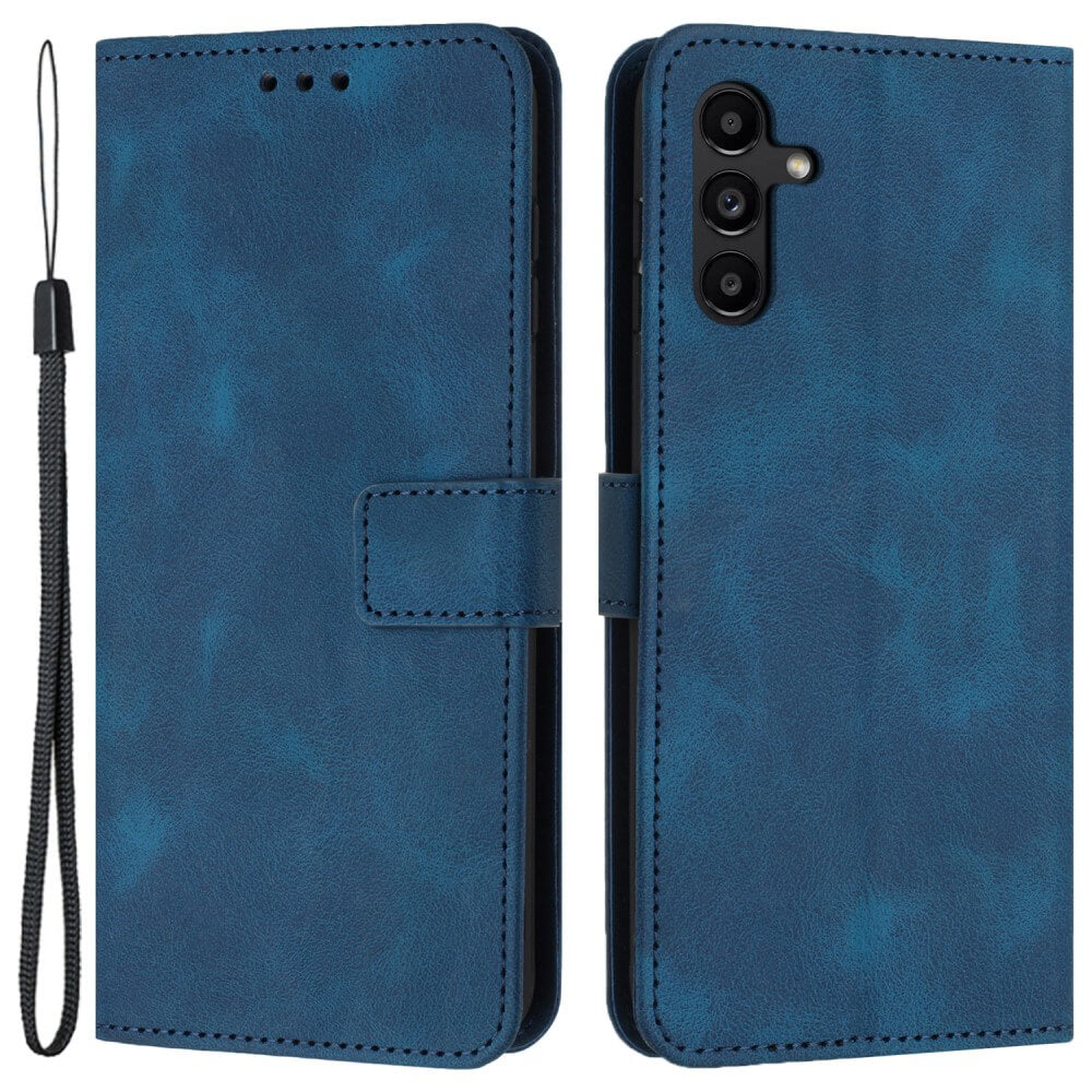 Galaxy A15 - Custodia in pelle scamosciata dal design vintage