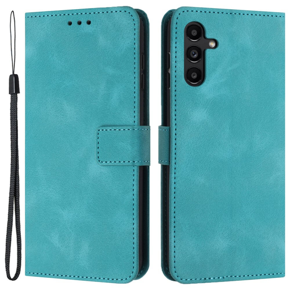 Galaxy A15 - Custodia in pelle scamosciata dal design vintage