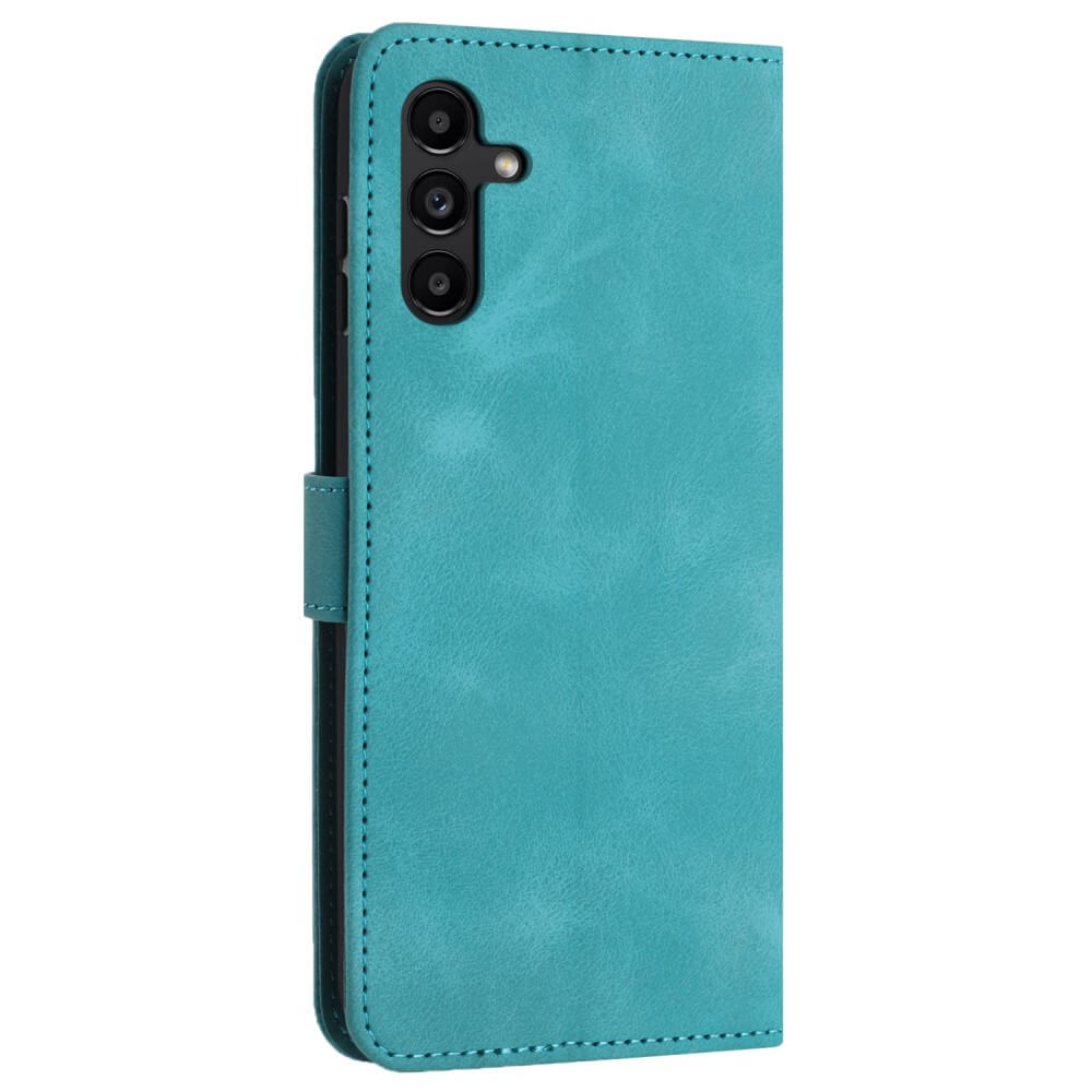 Galaxy A15 - Custodia in pelle scamosciata dal design vintage