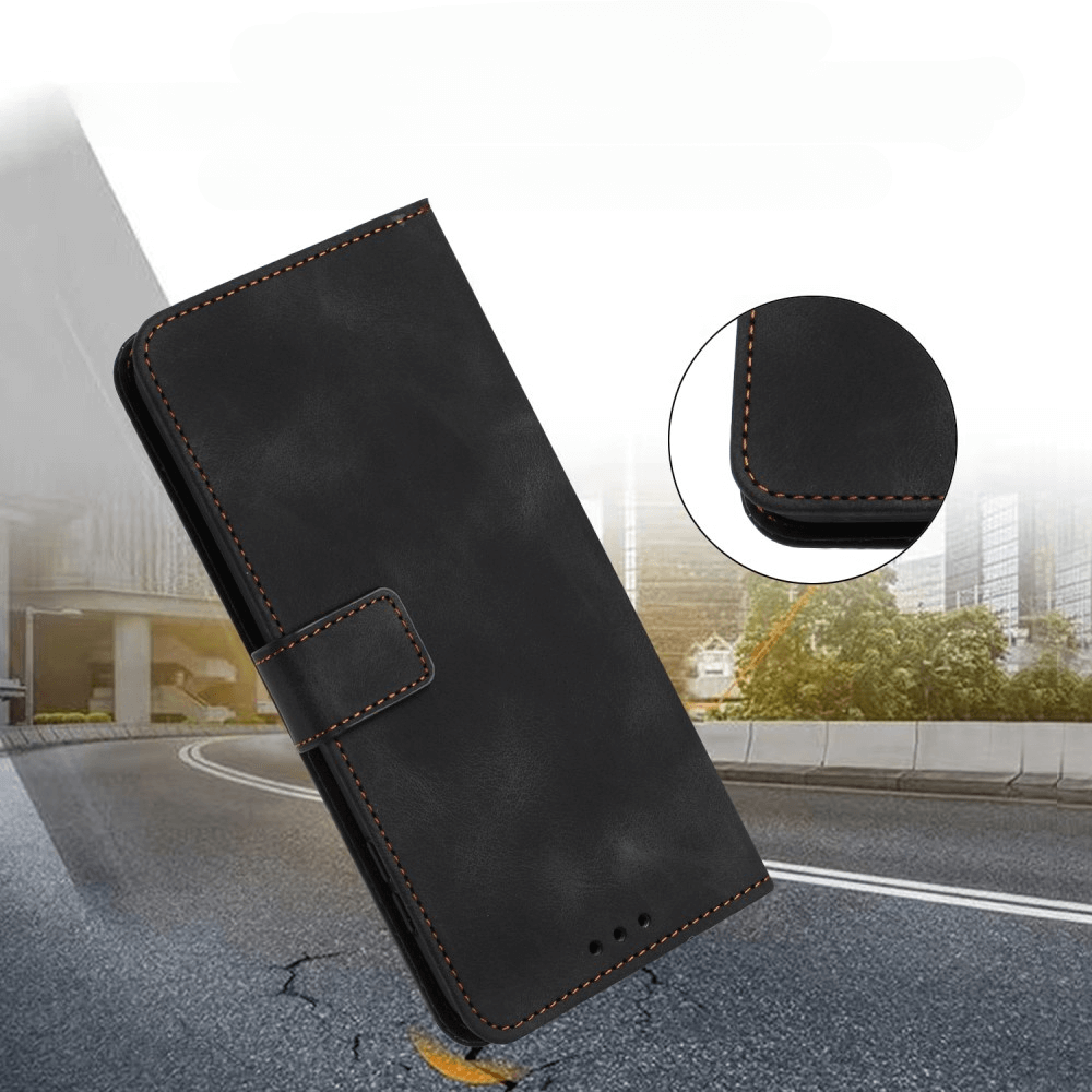 Galaxy S25 / S24 - Custodia in pelle scamosciata dal design vintage