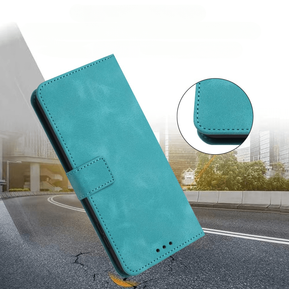 Galaxy S25 / S24 - Custodia in pelle scamosciata dal design vintage